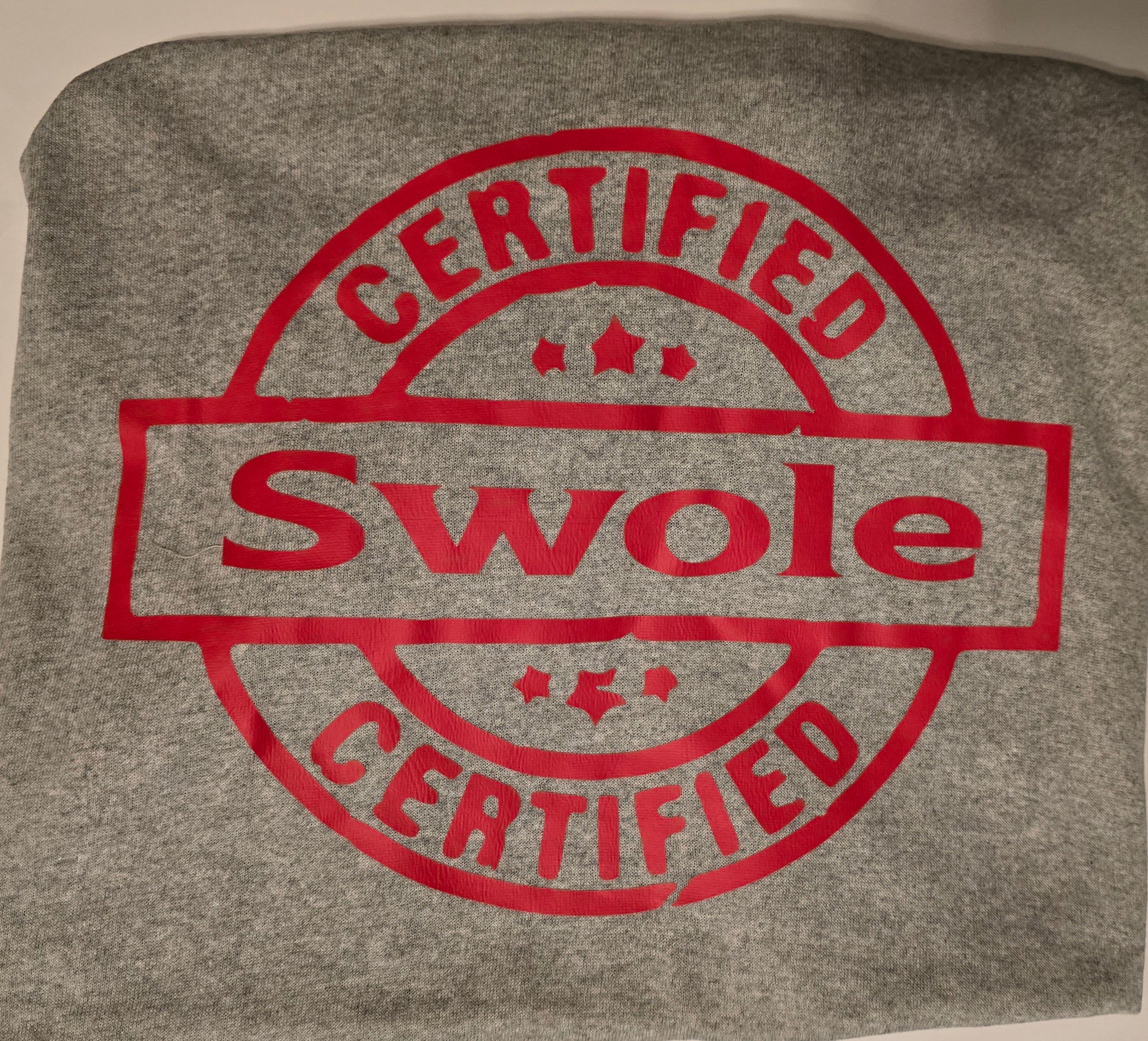 Certified Swole Gray T-shirt