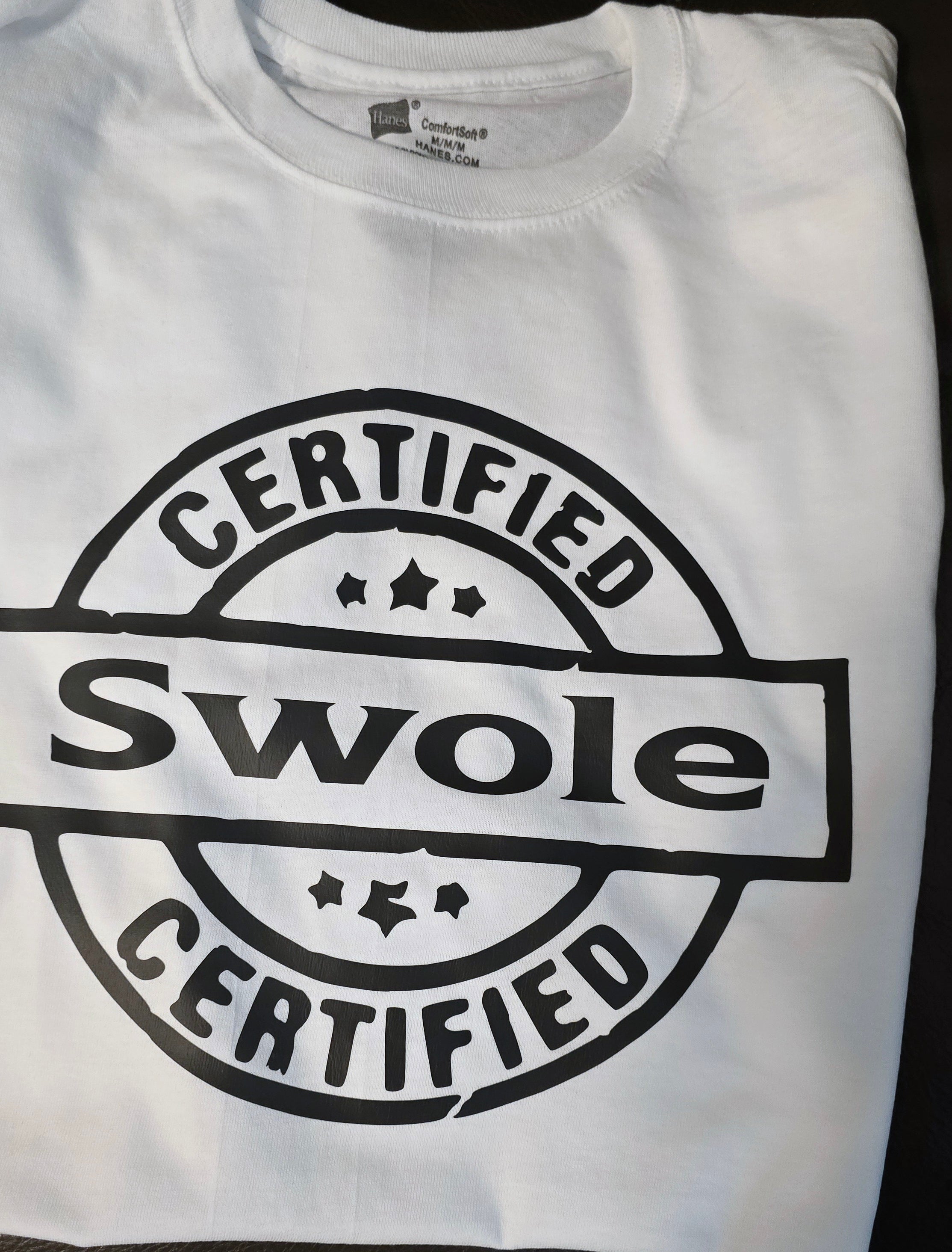 Certified Swole Black with Gold