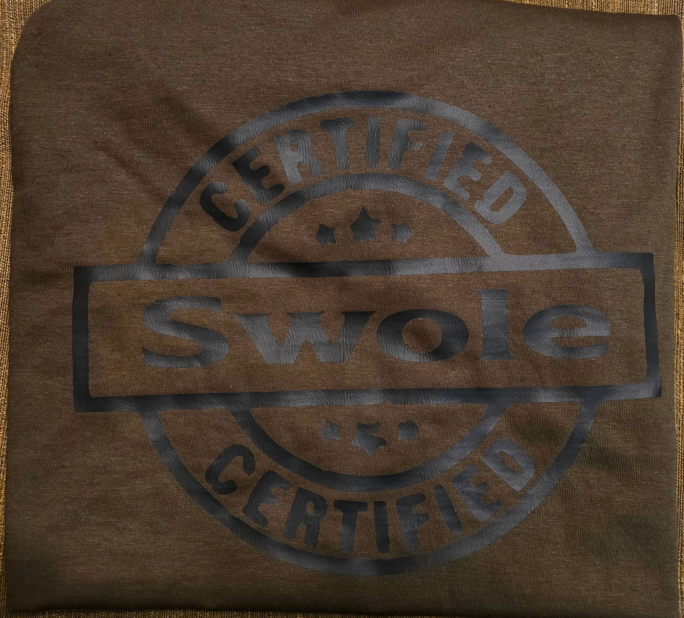 Certified Swole Black with Gold