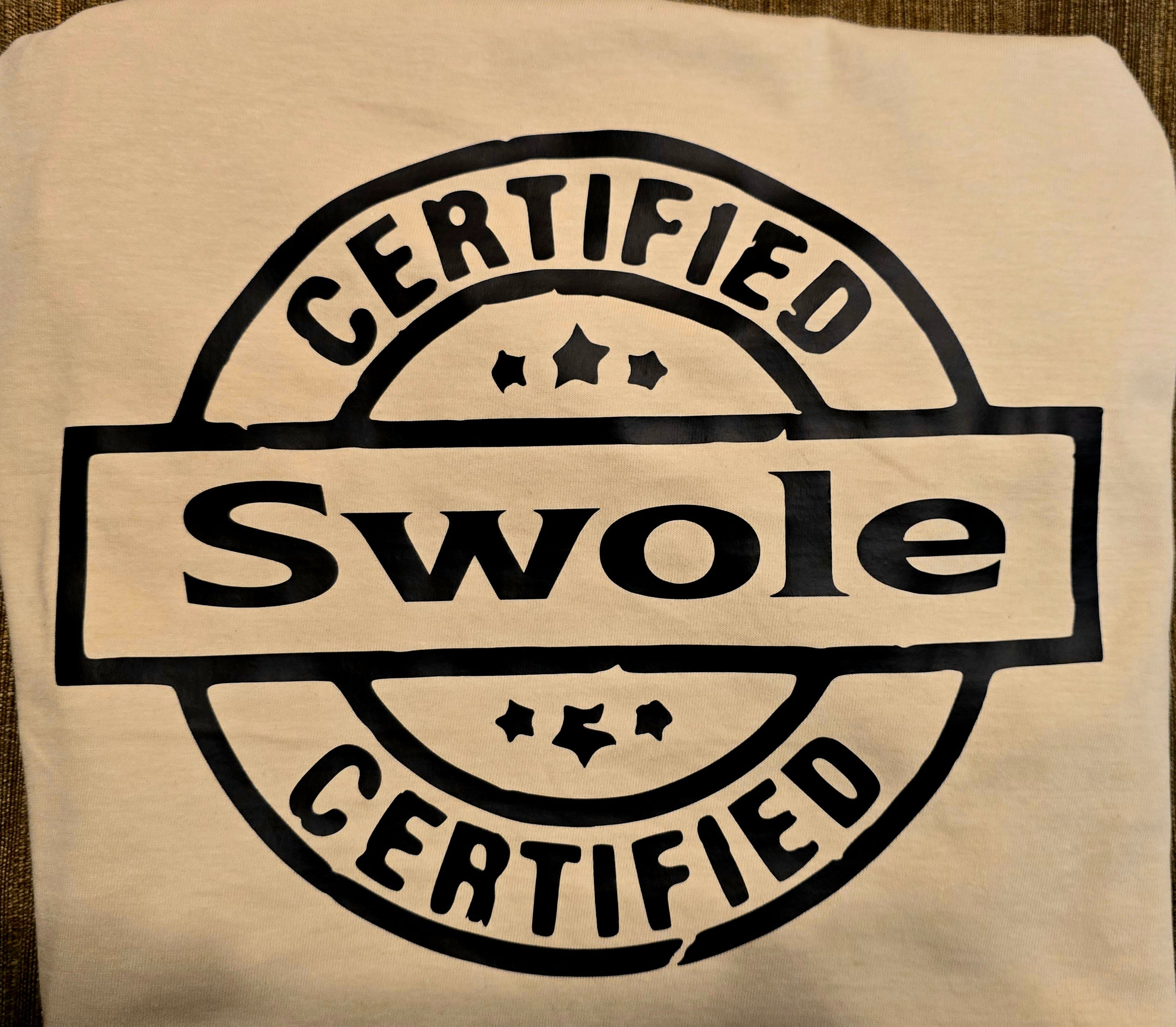 Certified Swole Black with Gold