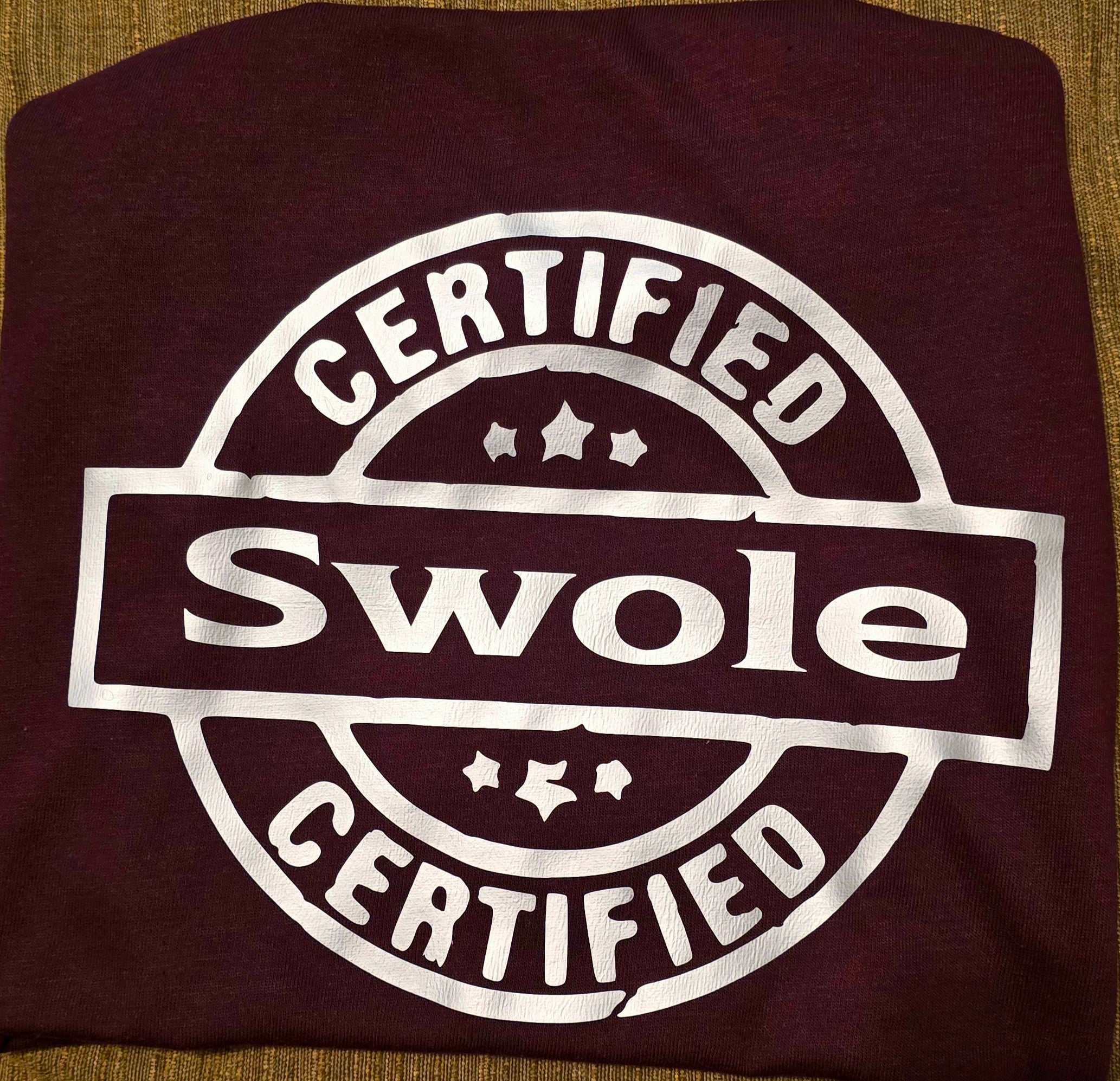 Certified Swole Black with Gold